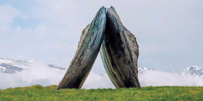 The Inverted Portal by Ensamble Studio at Tippet Rise Art Center